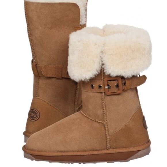 EMU Australia Mallacoota Boots - Chestnut W10137 - Picture 1 of 12